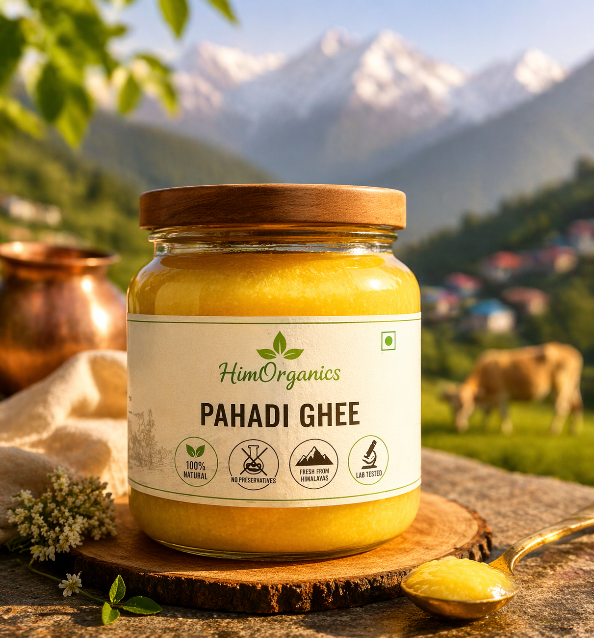 Pahadi A2 Cow Bilona Ghee